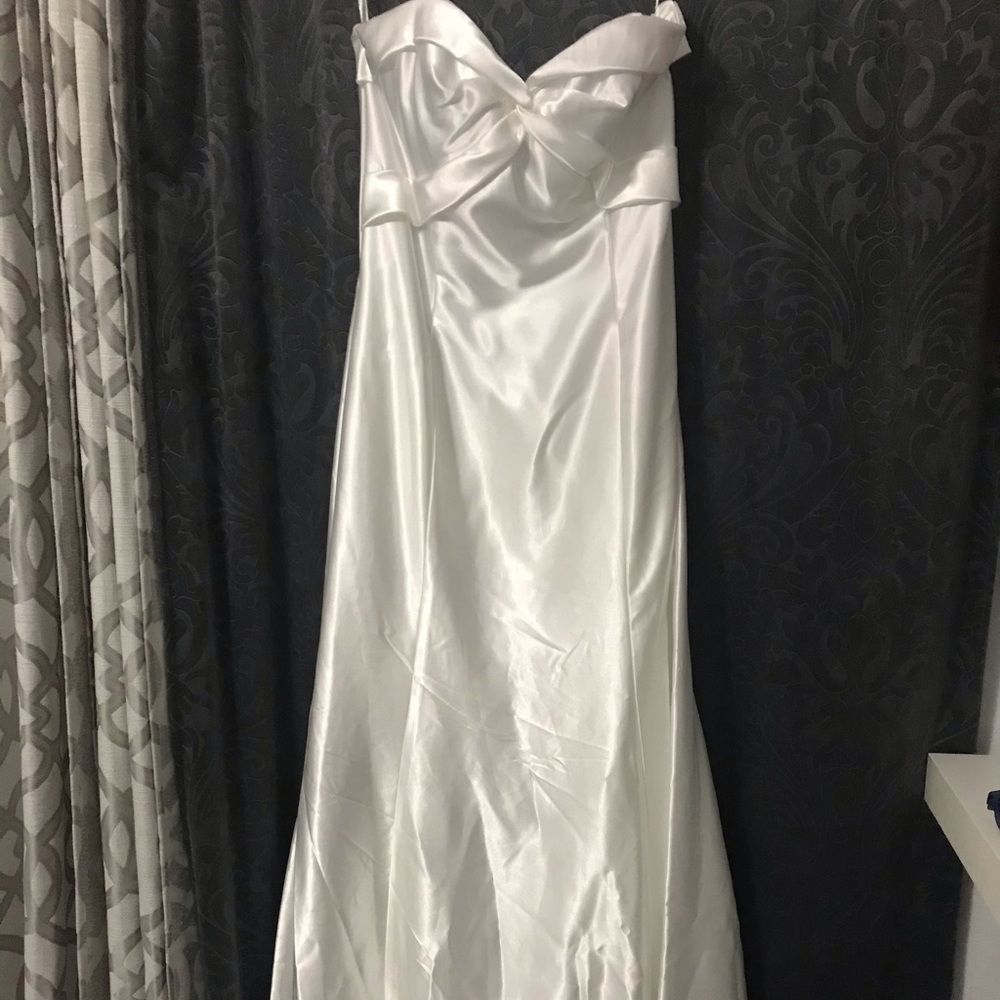Vestido de novia blanco.
